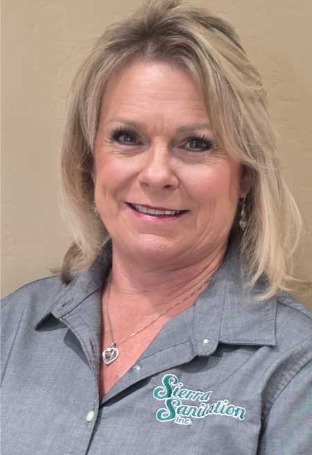 sierra-sanitation-owner justine fisher, owner of sierra sanitation porta potty rentals