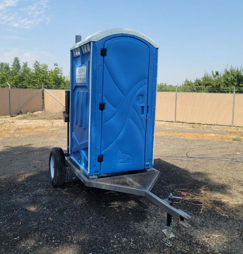 Dependable weekly service and full cleaning for construction Porta potty rental in hanford