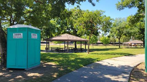 Portable Restroom Rental – Mooney Grove Park, Visalia, CA
