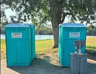 Portable Restroom and Handwash Rental – Bravo Lake, Woodlake, CA